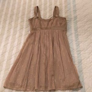 Laundry gold dress by Shelli Segal